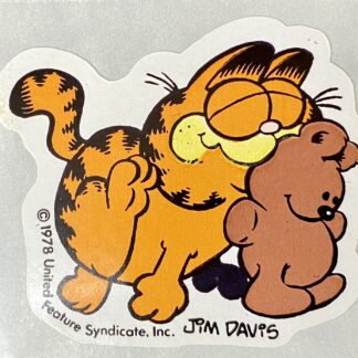 Vintage Sticker: Garfield Teddy Bear