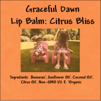 Organic Lip Balm: Citrus Bliss