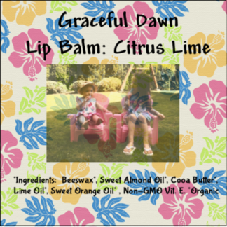 Organic Lip Balm: Citrus Lime