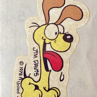 Vintage Sticker: Odie Panting