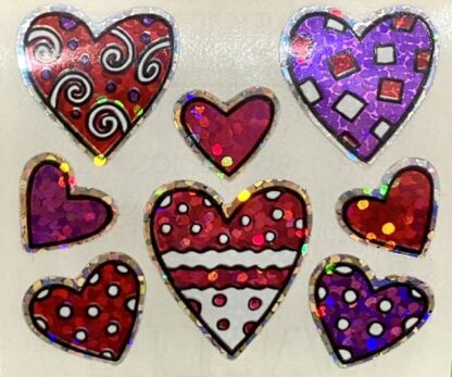 Vintage Hambly Mod: Decorated Hearts
