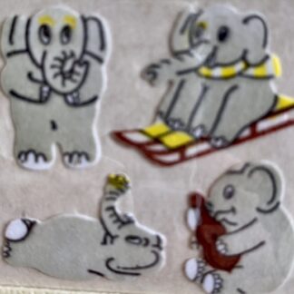 Stickermagic Mod: Sledding Elephants Fuzzy