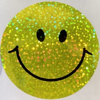 Vintage Sandylion (Logo): Large Prism Smiley Face