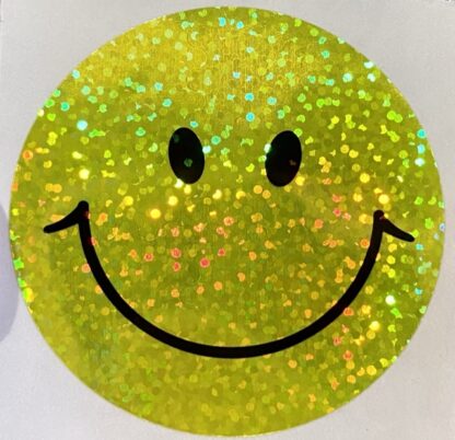 Vintage Sandylion (Logo): Large Prism Smiley Face