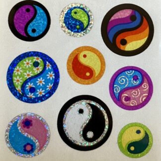 Vintage Sandylion (Logo): Yin Yang Symbols