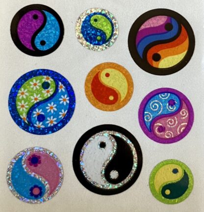 Vintage Sandylion (Logo): Yin Yang Symbols
