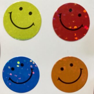 Vintage Sandylion (Logo): Mini Prism Smiley Faces