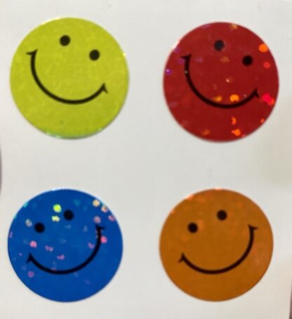 Vintage Sandylion (Logo): Mini Prism Smiley Faces