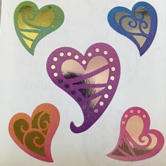 Vintage Sandylion (Logo): Holo Hearts