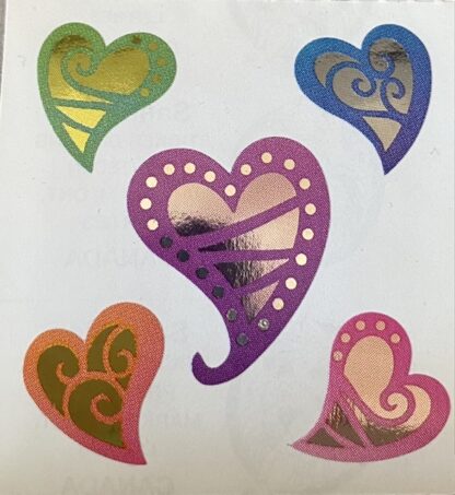 Vintage Sandylion (Logo): Holo Hearts