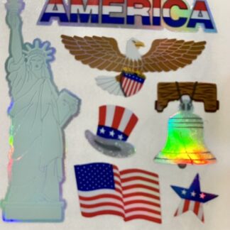 Vintage Sandylion (Logo): July 4th Patriotic
