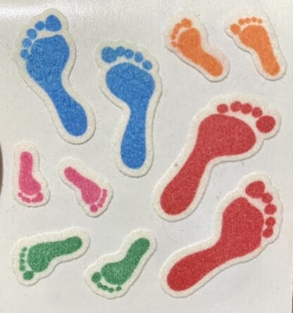 Vintage Sandylion (Logo): Fuzzy Foot Prints