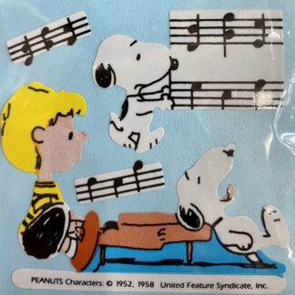 Stickermagic Large Mod: Snoopy Schroeder Music