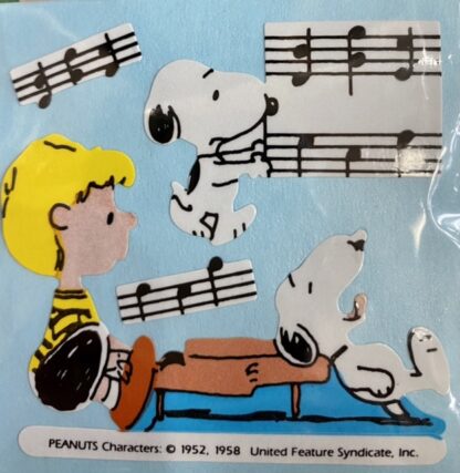 Stickermagic Large Mod: Snoopy Schroeder Music
