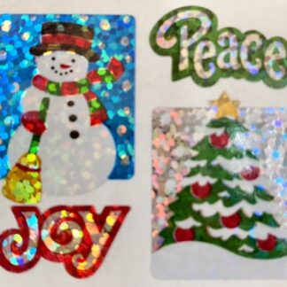 Vintage Hambly Mod: Peace Joy Snowman