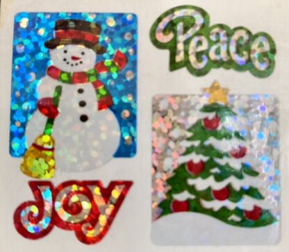 Vintage Hambly Mod: Peace Joy Snowman