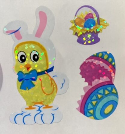 Vintage Sandylion (Logo): Prism Easter Chick