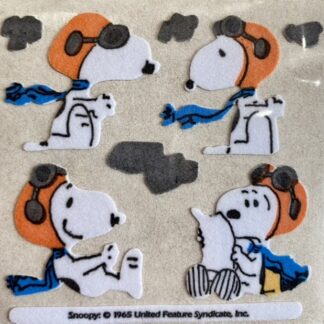 Stickermagic Mod: Large Snoopy Red Baron Fuzzy