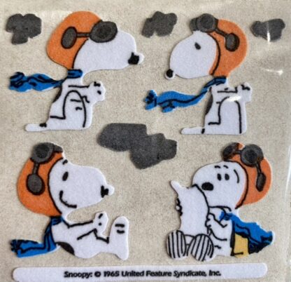Stickermagic Mod: Large Snoopy Red Baron Fuzzy