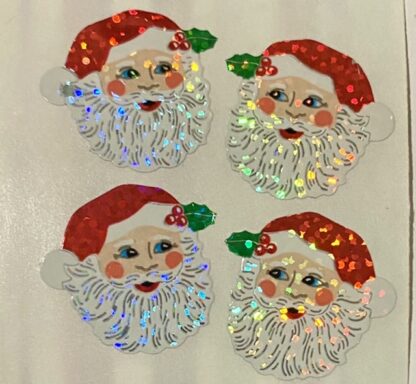 Vintage Sandylion (Logo): Prism Santa Faces