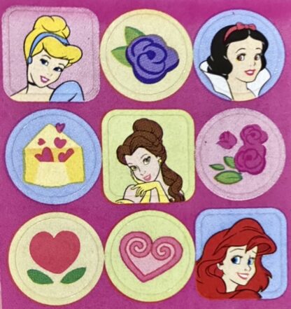 Vintage Sandylion (Logo): Princess (Pink Background)