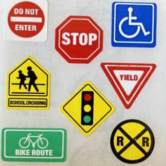Vintage Sandylion (Logo): Traffic Signs