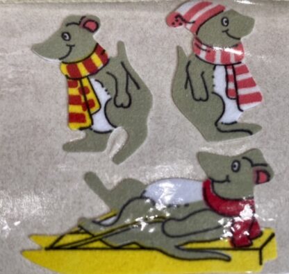 Stickermagic Mod: Mice Sledding Fuzzy