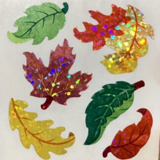 Vintage Sandylion (Logo): Prism Fall Leaves