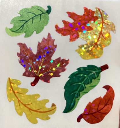 Vintage Sandylion (Logo): Prism Fall Leaves