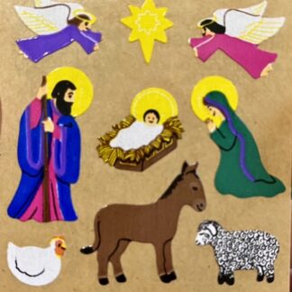 Vintage Sandylion (Logo): Nativity Scene