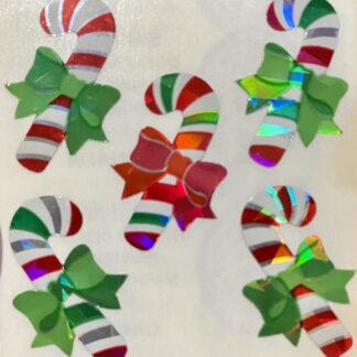 Vintage Sandylion (Logo): Prism Candy Canes