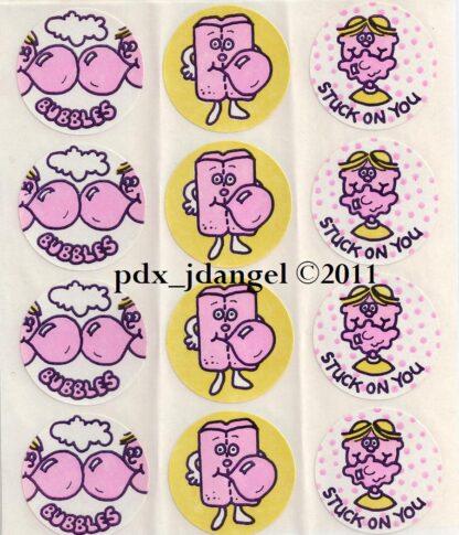 Vintage Eureka Matte Sniff Sticker Sheet: Bubble Gum #2