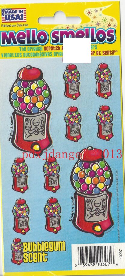 Mello Smello Sniff Sticker Sheet: Bubblegum