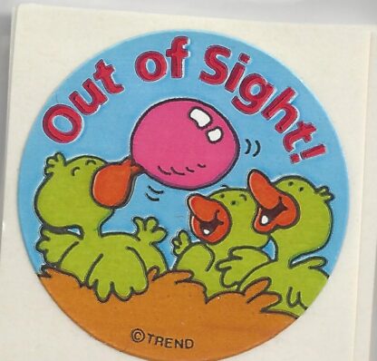 Trend Glossy Sniff Sticker: Bubblegum