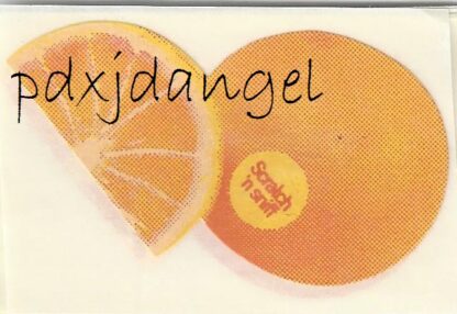 3M Matte Sniff Sticker-Orange