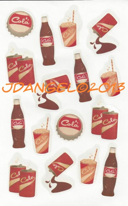 KC Sniff Sticker Sheet: Cola 1