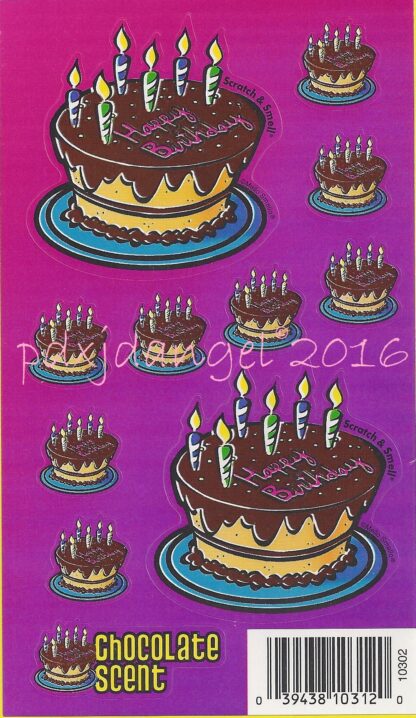 Mello Smello Sniff Sticker Sheet: Chocolate