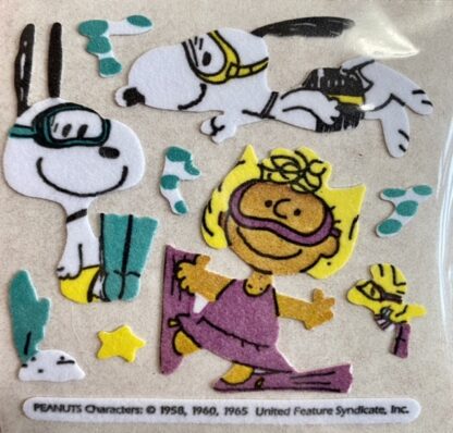 Stickermagic Mod: Large Snoopy Sally Scuba Fuzzy